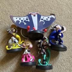 スプラトゥーン3対応 amiibo5体 イイダ ヒメ フウカ ウツホ マンタロウ