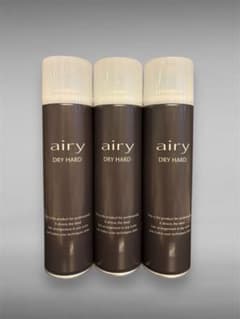 最安値】新品 airy DRY HARD ヘアスプレー 3本セット - メルカリ