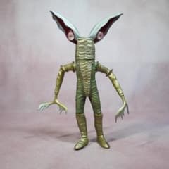 玩具店デッドストック】 当時物 ブルマァク ミラーマン 面取れ ソフビ