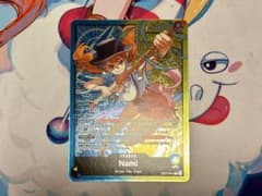 ワンピースカード 青黄ナミ リーダーパラレル 英語版 OP11-0 ③ プロモ