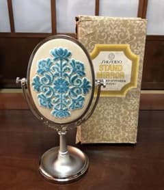 SHISEIDO 資生堂 花椿会記念品 スタンドミラー 昭和レトロ - メルカリ