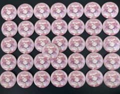 カラフルピーチ のあ 缶バッジ36個 プレミアムピーチパーティ ぴぷぱ