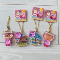 星のカービィ】ご当地ぷっクリアキーホルダー4点セット(大阪・京都