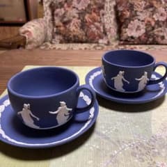 ウェッジウッド ジャスパー ダンシングアワー カップ＆ソーサー2客