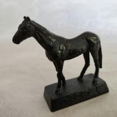 非売品 大井競馬場50周年記念 ハイセイコー号像完成記念 ミニ馬像 田畑