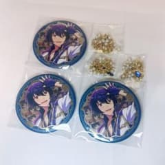 あんスタ Knights 中国 3周年缶バッジ チャーム付 偶像夢幻祭 朔間凛月