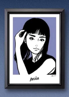 kyne キネ / アート【A4サイズ写真ポスターフレーム付き2点セット