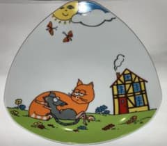 ローゼンタール・スタジオライン ドロシーハフナーデザイン 三角皿 美