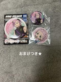 WIND BREAKER 桐生三輝 ウィンブレ 缶バッジ サイバーチャイナ - メルカリ