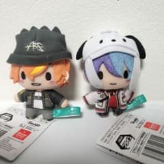 プロセカ サンリオコラボ ふわぷちマスコット 青柳冬弥、東雲彰人2体