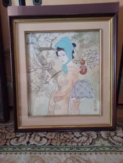 ◇ 柳川新太郎 「美人」 日本画 F10号 二科展 名古屋 ◇ - メルカリ