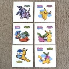 ポケットモンスター デコキャラシール ポケモンペアセット（6枚