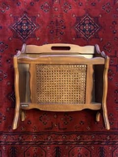 karimoku カリモク コロニアル マガジンラック スリッパラック レトロ