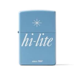 新品 hi-liteオリジナルZippo 65周年記念モデル ブルー ハイライト