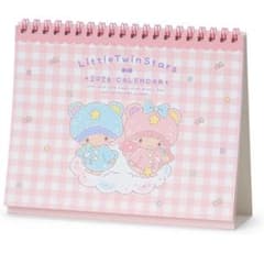 サンリオ リングカレンダー 2026 リトルツインスターズ キキ ララ 紙