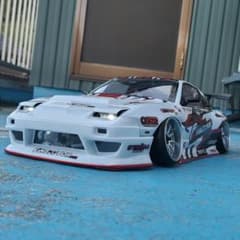 ラジコンボディ D-MAX 180SX DRIFT SHIBATA シバタ - メルカリ