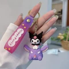 サンリオ クロミちゃん バクくん ピンクverキーホルダー ストラップ 6