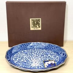 龍峰窯 美濃焼 ネジリ祥瑞オードブル皿 ［三洋陶器株式会社］ - メルカリ