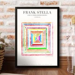 フランク・ステラ 展ポスター ヴィンテージ - メルカリ