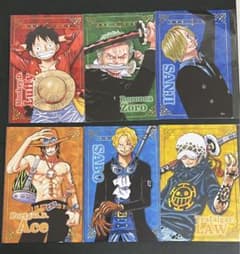 ワンピース ポートレートカード ルフィ ゾロ サンジ エース サボ ロー