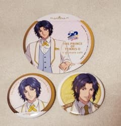 新テニスの王子様 テニプリ アニメイト 幸村精市 白スーツ 缶バッジ