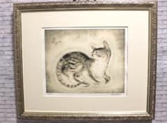 ☆藤田嗣治 エスタンプリトグラフ「猫」 250部限定☆ - メルカリ