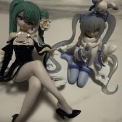 ぬーどるストッパーフィギュア 雪ミク ヴィンテージドール 白薔薇 初音