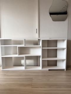 Franc franc 伸長式 シェルフ 本棚 - メルカリ