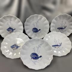 リモージュ ディナープレート 魚 コライユラメール ノブラ ジロー