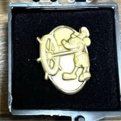 非売品】Disneyディズニーキャスト勤続1年記念アワードピン 蒸気船