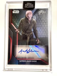 topps starwars サインカード スターウォーズ アンディサーキス - メルカリ