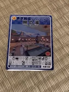 最安値 大田02 照の湯 東京銭湯コレクションカード 銭湯カード 風呂