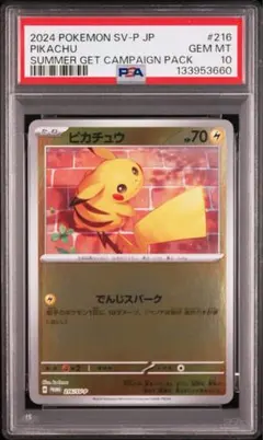 2026年最新】火消し姿のピカチュウ psa10の人気アイテム - メルカリ