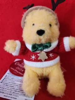 2026年最新】くまのプーさん ぬいぐるみ ディズニークリスマス2024の