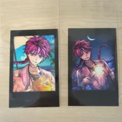 夏の思い出チェキ風カード ラト あくねこ 悪魔執事と黒い猫 - メルカリ