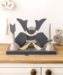 五月人形 兜飾り 武蔵秀峰作 宝石鑑別書付