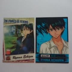 d*7様 テニスの王子様 シャイニングクリアカード:越前リョーマ - メルカリ