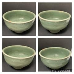 古玩中国陶磁龍泉青磁茶碗丼ボール龍泉窯天龍寺青磁李朝高麗青磁