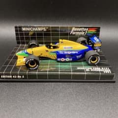 ミニチャンプス マーティン・ブランドル ベネトン1992 直筆サイン 1/43