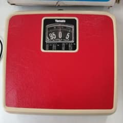 クロネコヤマトの色 体重計 昭和 レトロ 当時物 電池不要 Yamato