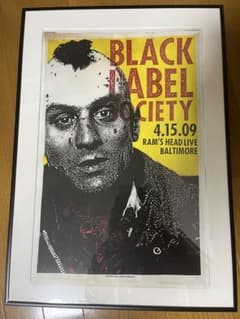 PRINT MAFIA シルクスクリーンプリント 額横42.5cm縦60cm