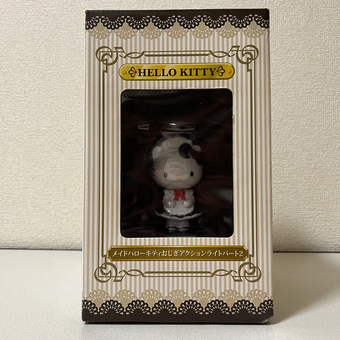 レア物☆未開封☆メイドハローキティおじぎアクションライトパート2