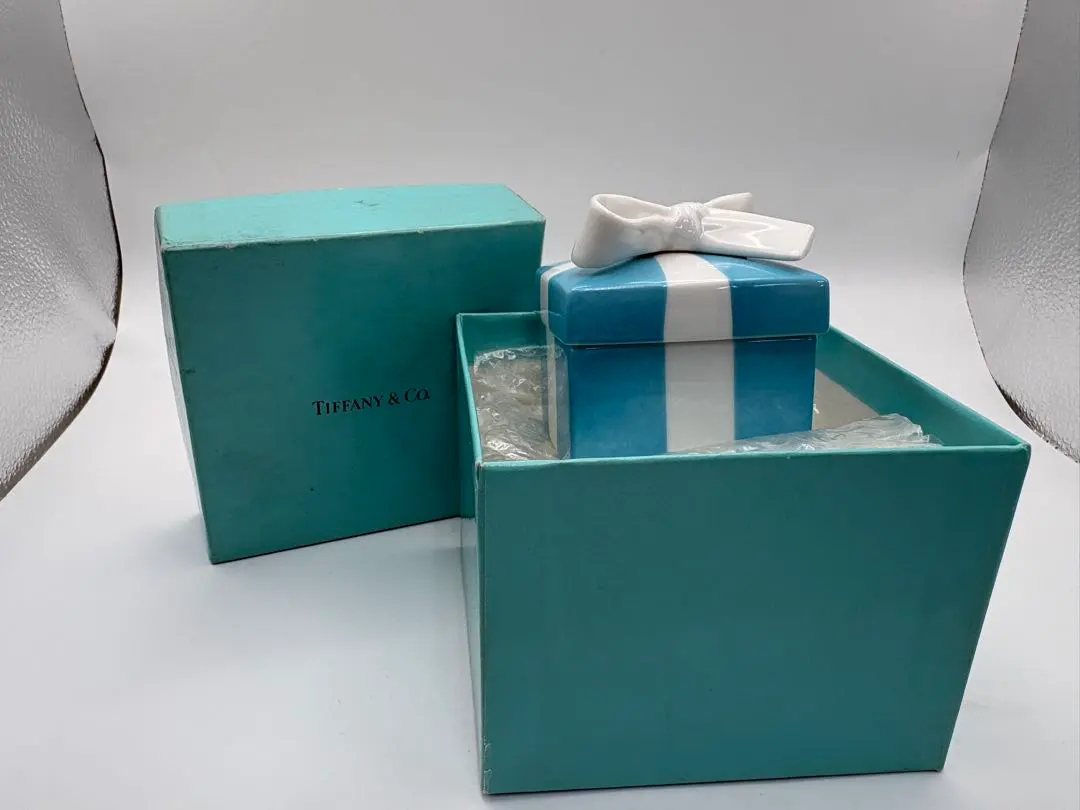 2026年最新】ティファニー 小物入れ ミニブルーボウボックス 陶器の