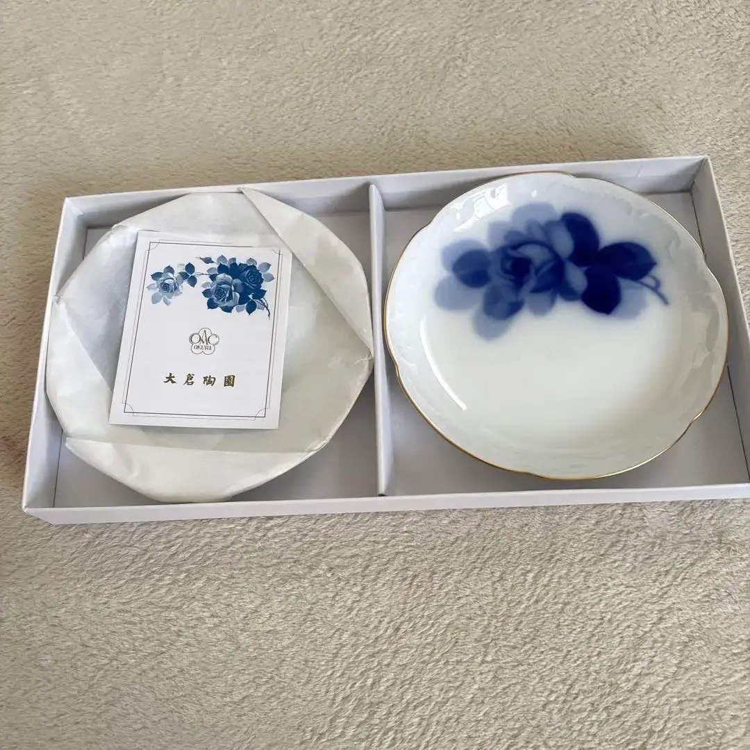 2026年最新】大倉陶園 ブルーローズ 銘々皿の人気アイテム - メルカリ