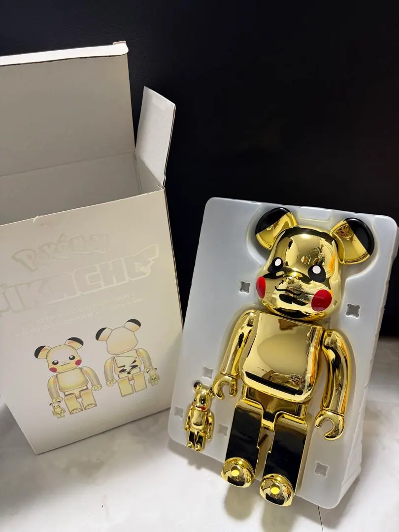 2026年最新】be@rbrick ピカチュウ gold chromeの人気アイテム - メルカリ