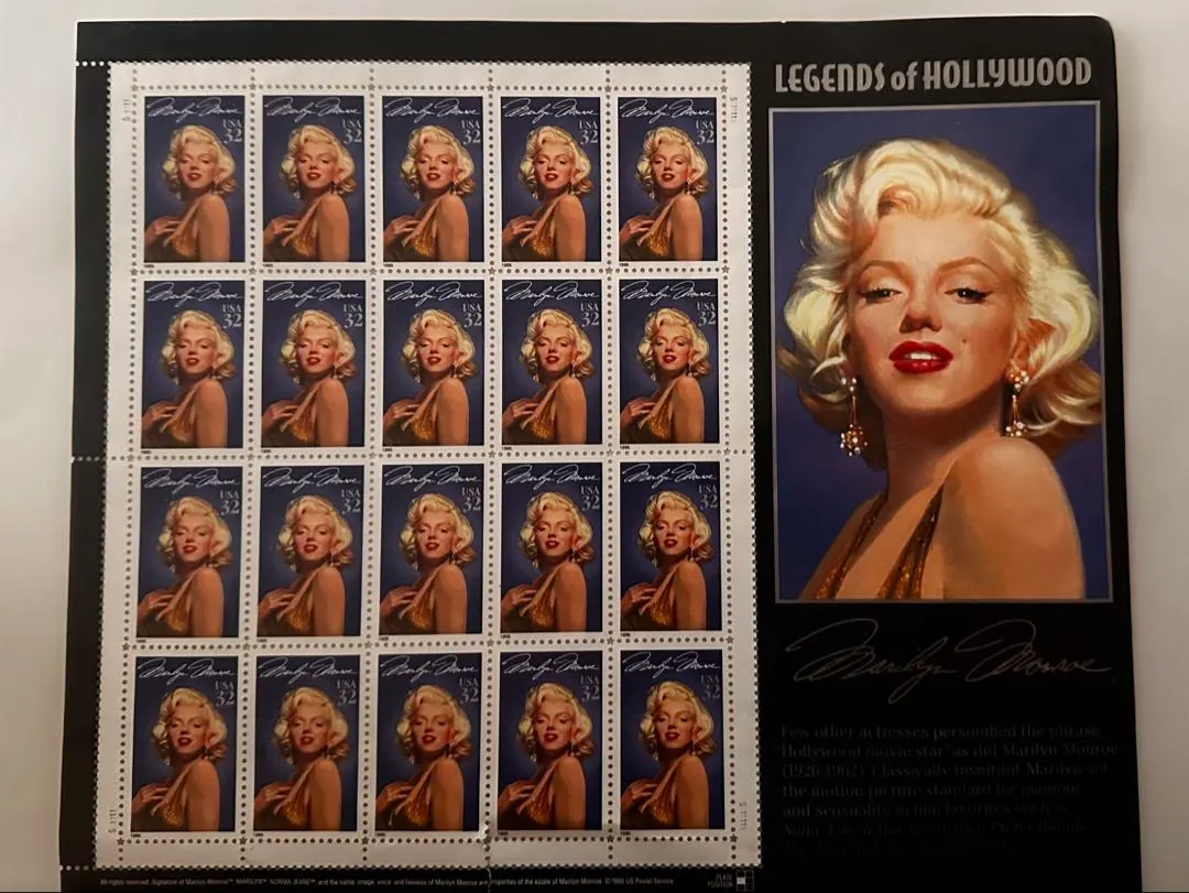 2026年最新】マリリン・モンロー 記念切手の人気アイテム - メルカリ