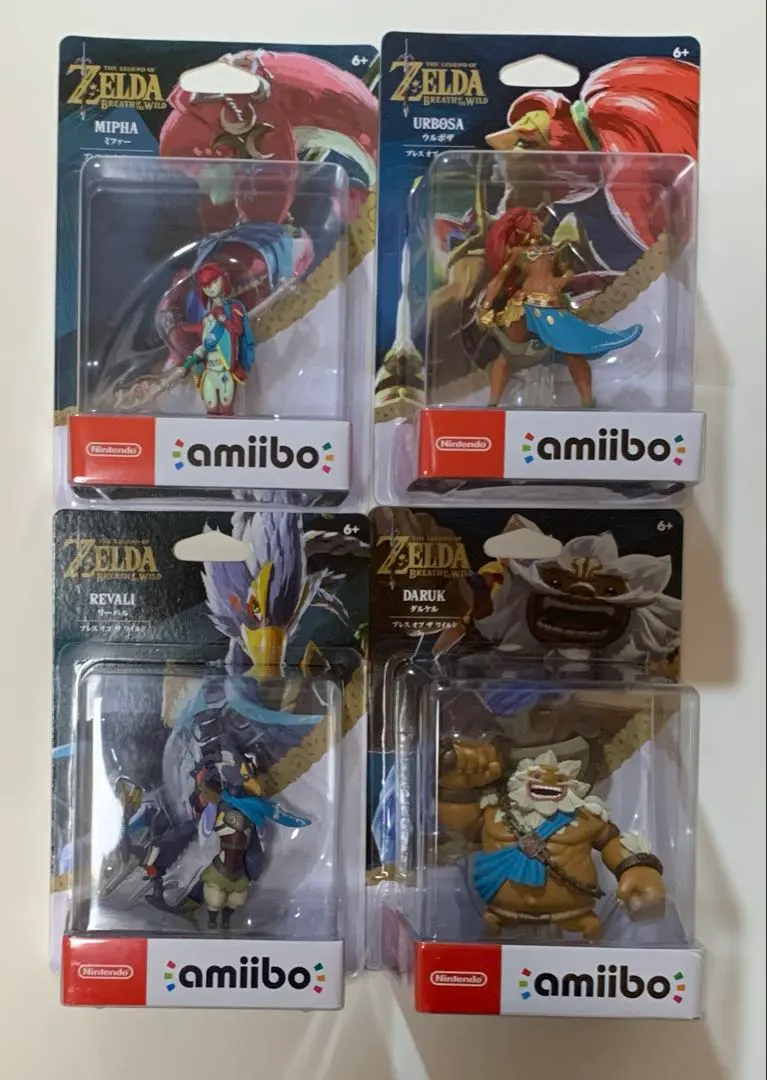 2026年最新】amiiboゼルダの伝説ブレスオブザワイルド四人の英傑セット
