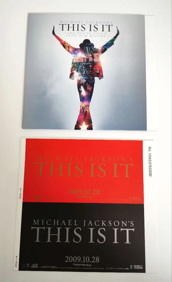 マイケルジャクソン THIS IS IT ライブチケット チケットマスター付き