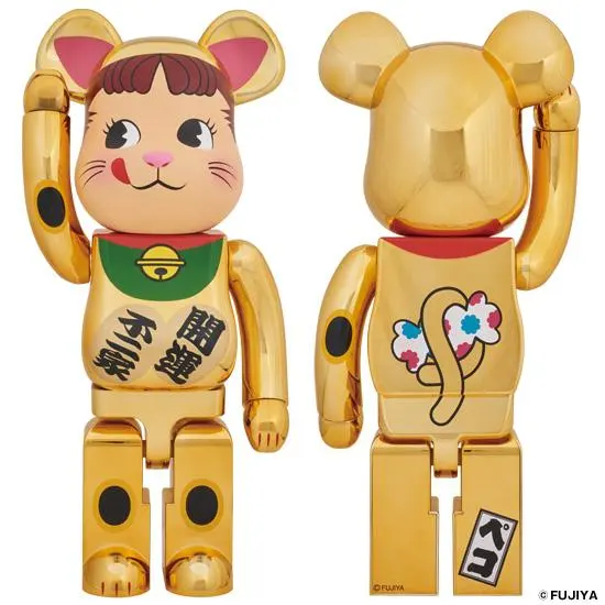2026年最新】BE@RBRICK 招き猫 ペコちゃん 金メッキ 1000の人気