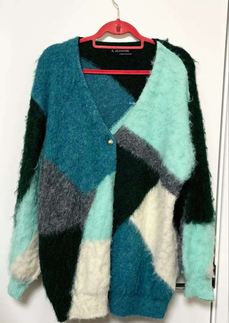 JEANASIS インターシャニットカーディガンプロセカZOZOコラボ